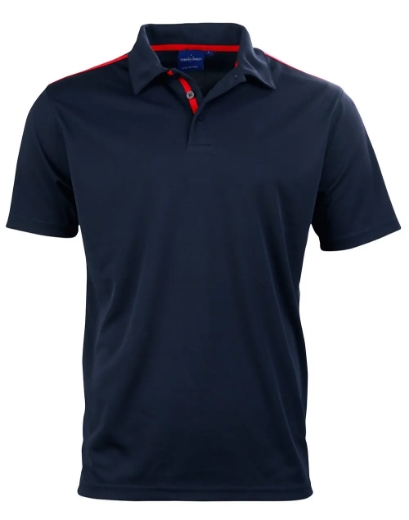 Picture of Winning Spirit, Mens Rapid Cool S/S Contrast Polo